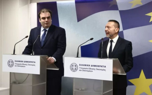 Συνάντηση Πιερρακάκη - Στουρνάρα για την πορεία της ελληνικής οικονομίας