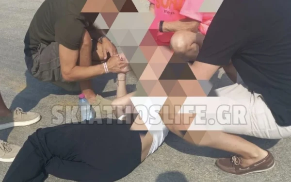 Σκίαθος: Τουρίστρια παρασύρθηκε από αέρια αεροπλάνου - Δείτε βίντεο