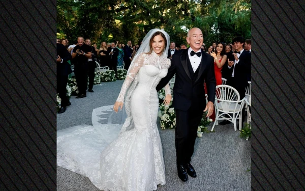 Τζεφ Μπέζος - Λόρεν Σάντσεζ: Η πρώτη φωτογραφία του ζευγαριού στο Σαν Τζόρτζιο Ματζόρε της Βενετίας