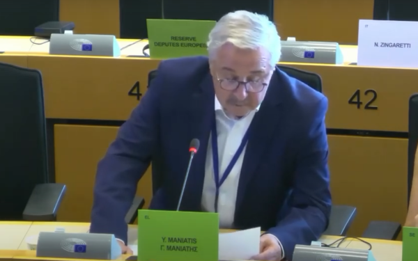 Γ. Μανιάτης: Κατήγγειλε την Τουρκία κα ζήτησε «όλα τα σύνορα της ΕΕ και οι παραβιάσεις εναέριου χώρου να προστατεύονται και να αντιμετωπίζονται με τον ίδιο τρόπο»