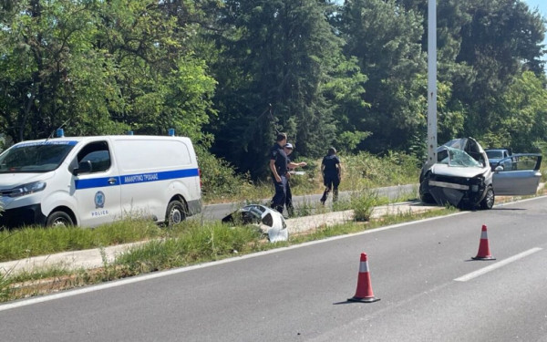 Λάρισα: Θανατηφόρο τροχαίο στην Εθνική Οδό Λάρισας - Τρικάλων με θύμα 23χρονη