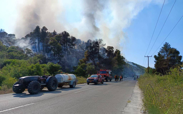 Χαλκιδική: Συνελήφθη 45χρονος για τη μεγάλη φωτιά στη Βουρβουρού