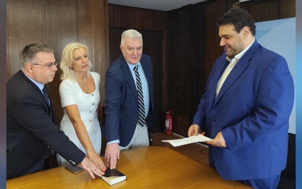 Ορκίστηκε Γραμματέας της Αποκεντρωμένης Διοίκησης Μακεδονίας Θράκης ο Δ. Γαλαμάτης