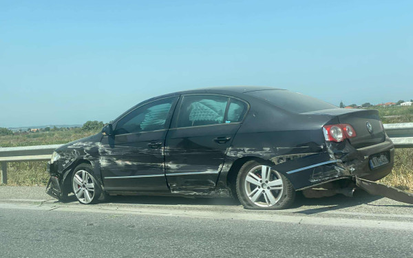 Τροχαίο ατύχημα στην Εθνική Οδό – Καθυστερήσεις πριν την έξοδο για Βέροια