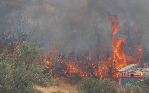 Φωτιές μαίνονται σε μειονοτικά χωριά της Αλβανίας