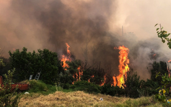 Ακραίος κίνδυνος πυρκαγιάς αύριο (13/8) σε τέσσερις περιοχές