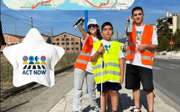 Θεσσαλονίκη: Ο 13χρονος Λέανδρος με οπτική αναπηρία διασχίζει 1.250 χλμ. για να κάνει προσβάσιμες 20 πόλεις