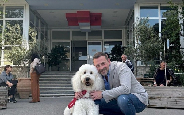 Αθήνα: Σκύλοι θεραπείας στο πλευρό των ογκολογικών ασθενών στο νοσοκομείο Μεταξά