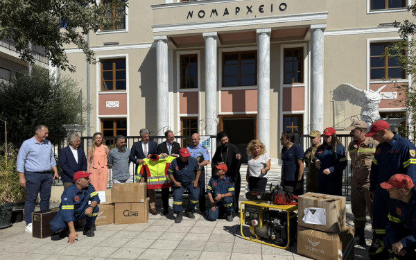 Προσφορά πυροσβεστικού εξοπλισμού από τη Βαυαρία στον Έβρο
