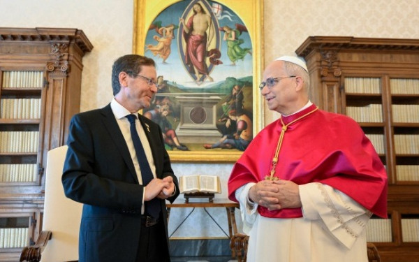 Βατικανό: Ο Πάπας Λέων μίλησε για την «τραγική κατάσταση στη Γάζα» στον Ισραηλινό πρόεδρο