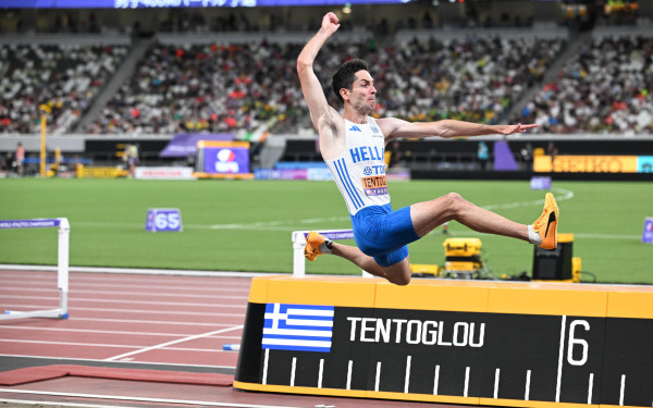 Παγκόσμιο πρωτάθλημα στίβου: Με το πρώτο άλμα στον τελικό ο Τεντόγλου - «Ήταν πολύ τίποτα για μένα» (βίντεο)