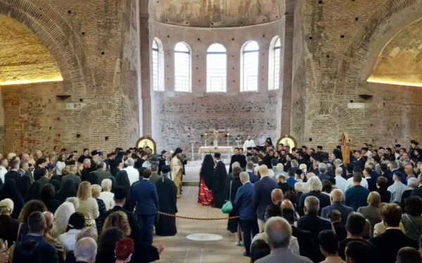 O Βαρθολομαίος στην πρώτη πατριαρχική λειτουργία στη Ροτόντα - «Η εποχή μας είναι εποχή της επιφανείας»