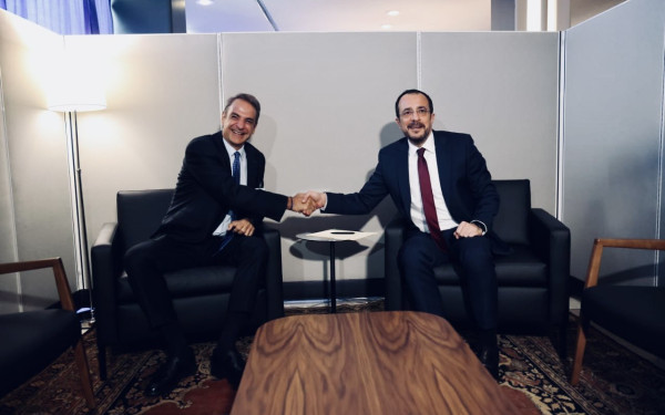 Συνάντηση Μητσοτάκη - Χριστοδουλίδη στη Νέα Υόρκη: Κύπρος και Ελλάδα προσηλωμένες στο έργο της ηλεκτρικής διασύνδεσης