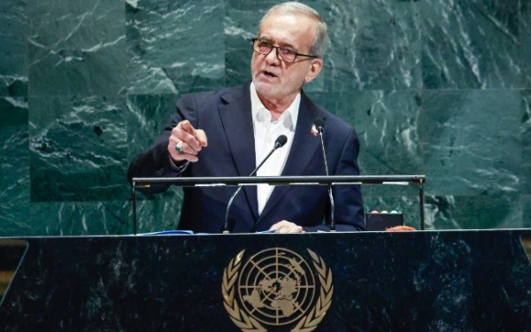 ΟΗΕ-Ιράν: Ο πρόεδρος Πεζεσκιάν δήλωσε ότι η Τεχεράνη δεν θα επιδιώξει ποτέ να κατασκευάσει ατομική βόμβα