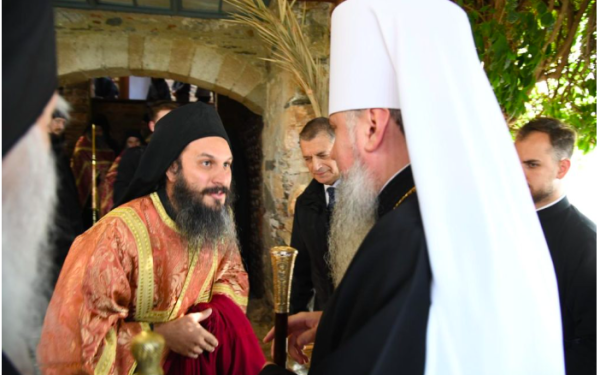 Άγιον Όρος: Ο Κιέβου και πάσης Ουκρανίας Επιφάνιος στην Μονή Ξενοφώντος