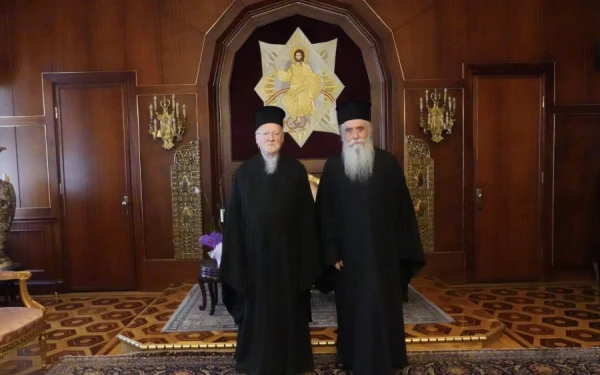 Στο Οικουμενικό Πατριαρχείο ο νέος Ηγούμενος της Μονής Σινά - Έλαβε τις ευχές του Πατριάρχη