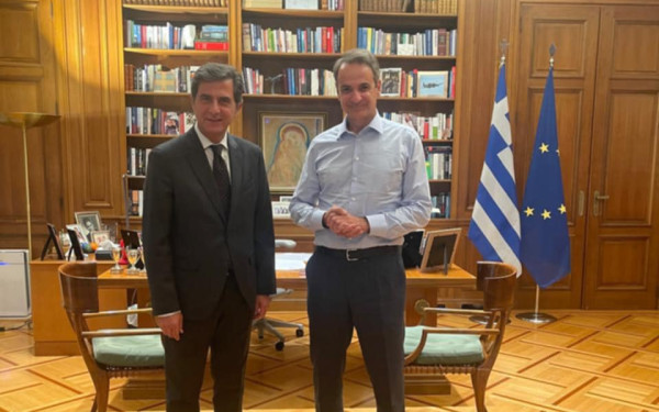 Συνάντηση Μητσοτάκη - Γκιουλέκα στο Μαξίμου