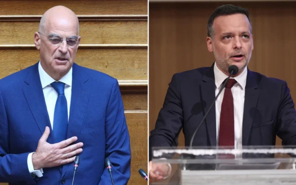 Συνάντηση Δένδια με Δούκα στο υπουργείο Εθνικής Άμυνας για το Μνημείο του Αγνώστου Στρατιώτη