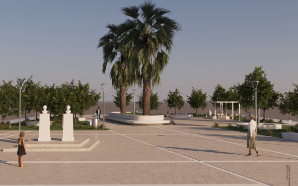 Χαλκιδική: Δείτε πώς θα είναι η κεντρική πλατεία Νέας Τρίγλιας μετά την ανάπλαση