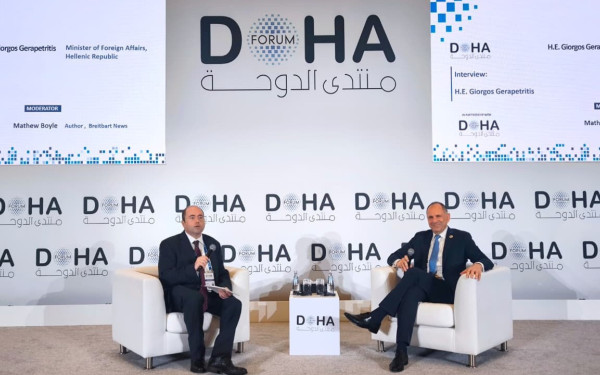 Γ. Γεραπετρίτης από Κατάρ: «Η Ελλάδα έχει εξελιχθεί σε ενεργειακό κόμβο τα τελευταία έξι χρόνια, με τρόπο εντυπωσιακό»