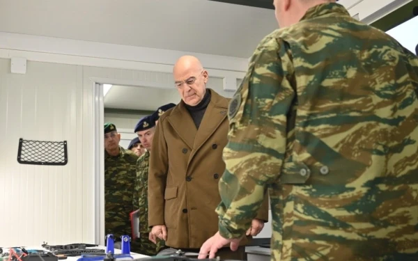 Ξάνθη: Παραμονή Χριστουγέννων στη δεύτερη μονάδα παραγωγής drones, ο Νίκος Δένδιας
