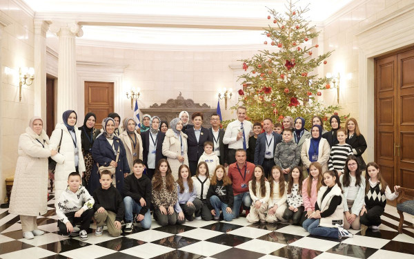 Κ. Μητσοτάκης: Συναντήθηκε με μαθητές του μειονοτικού δημοτικού σχολείου Πάχνης Ξάνθης