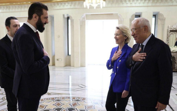 Στην Συρία η Ούρσουλα φον ντερ Λάιεν μαζί με τον Αντόνιο Κόστα (βίντεο)