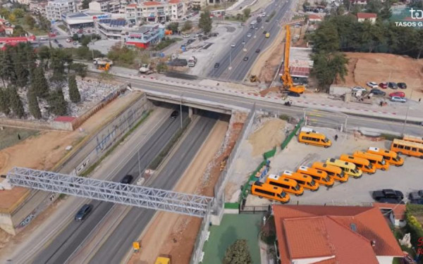 Θεσσαλονίκη: Κλείνει από το βράδυ της Τετάρτης τμήμα της περιφερειακής οδού στο ρεύμα προς Χαλκιδική