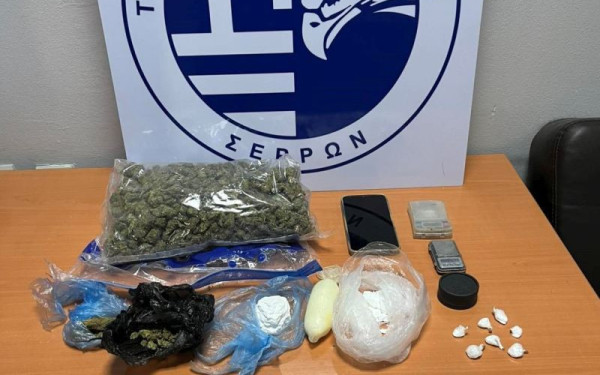 Σέρρες: Συνελήφθη αλλοδαπός με ναρκωτικά - Η Roxy εντόπισε 670 γρ. κοκαΐνη και κάνναβη