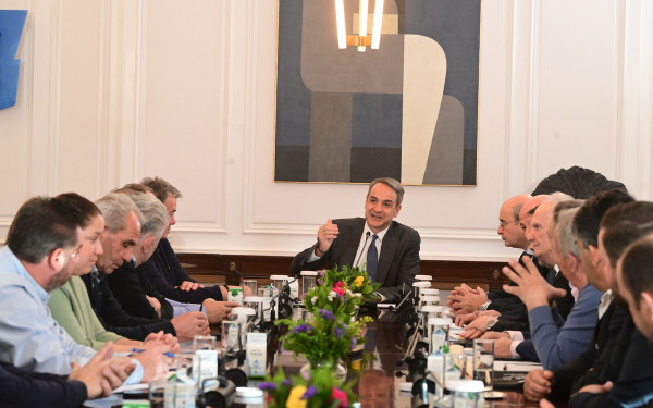 Ολοκληρώθηκε η συνάντηση με τους αγρότες στο Μαξίμου - Κ. Μητσοτάκης: Δεν θα ανεχθούμε μία κομματική μειοψηφία να εκβιάζει ανοικτά την κοινωνία