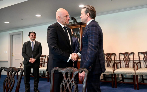 Οι κρίσιμες επαφές του Ν. Δένδια στην Ουάσινγκτον (βίντεο)