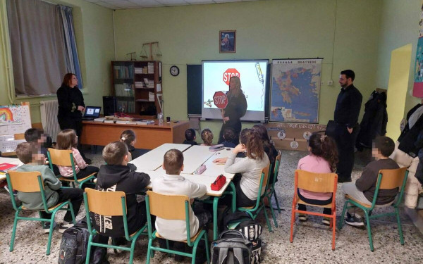 Κατερίνη: Η κυκλοφοριακή αγωγή στα δημοτικά σχολεία από τη Δημοτική Αστυνομία
