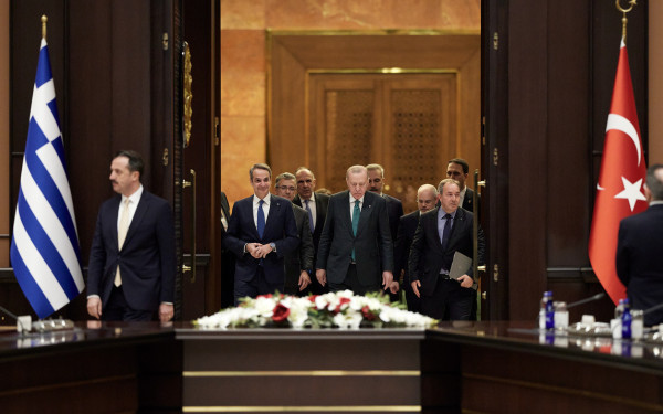 Άγκυρα: Διάρκειας 1 ώρας και 30 λεπτών η συνάντηση Μητσοτάκη - Ερντογάν - «Καιρός να αρθεί κάθε απειλή» είπε ο πρωθυπουργός (βίντεο)