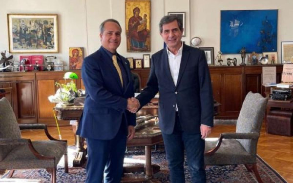 Συνάντηση Κ. Γκιουλέκα με τον Πρόξενο των ΗΠΑ: Στο επίκεντρο η ανάπτυξη της Βόρειας Ελλάδας και η βαλκανική εξωστρέφεια