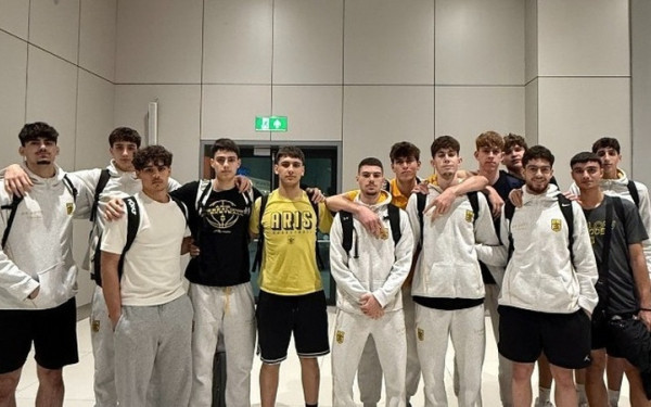 Επέστρεψε στην Θεσσαλονίκη η ομάδα μπάσκετ K-18 του Άρη (βίντεο)