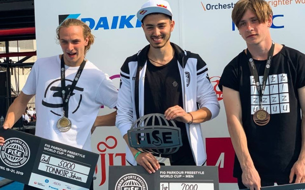 Χρυσό στο παγκόσμιο πρωτάθλημα παρκούρ κατάκτησε ο Δ. Κρυσανίδης από τη Θεσσαλονίκη 