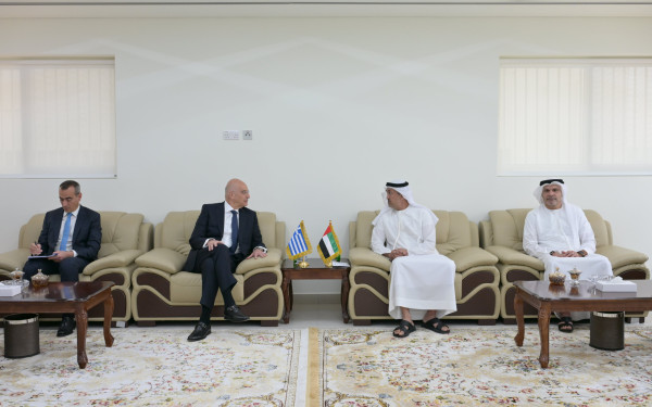 Συνάντηση Νίκου Δένδια στο Άμπου Ντάμπι για την ασφάλεια στη Μέση Ανατολή