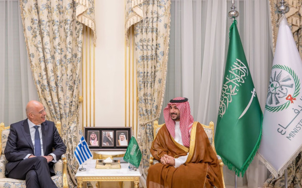 Στο Ριάντ ο Νίκος Δένδιας: Ευχαριστίες του Σαουδάραβα πρίγκιπα για τους ελληνικούς Patriot