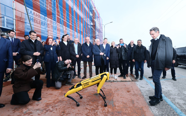 Ο Κυριάκος Μητσοτάκης στο ΙΜΕΤ: Μαθήματα καινοτομίας από τη Θεσσαλονίκη - Η υποδοχή από τον... Κύων