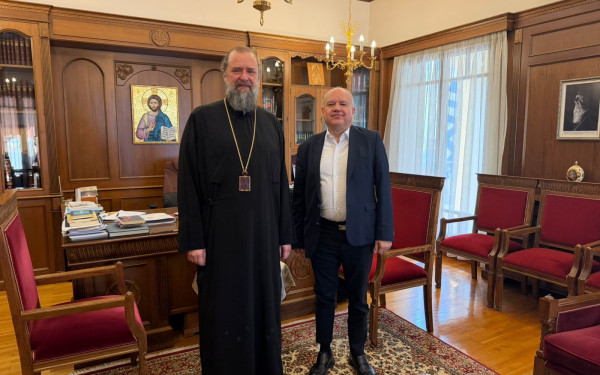 Θεσσαλονίκη: Συνάντηση Φιλόθεου με τον πρόεδρο του ΕΚΕΤΑ, Ε. Μπεκιάρη