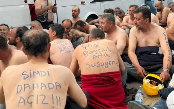 Ένταση στην Τουρκία - Ανθρακωρύχοι βγήκαν στους δρόμους της Άγκυρας διεκδικώντας την καταβολή δεδουλευμένων (βίντεο)