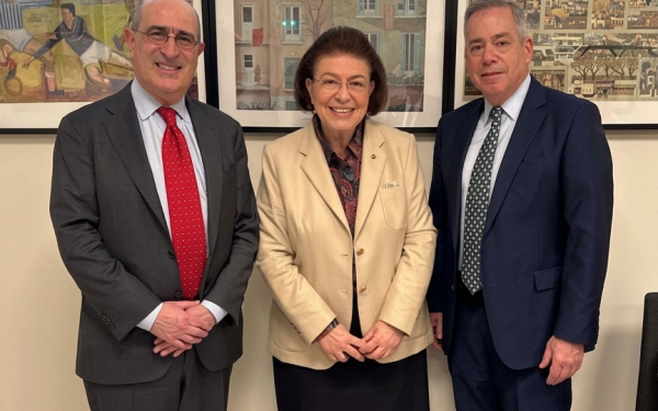 ΥΠΠΟ: Συνάντηση εργασίας της Λ. Μενδώνη με την ηγεσία του Παγκόσμιου Οργανισμού Εβραϊκών Αποκαταστάσεων