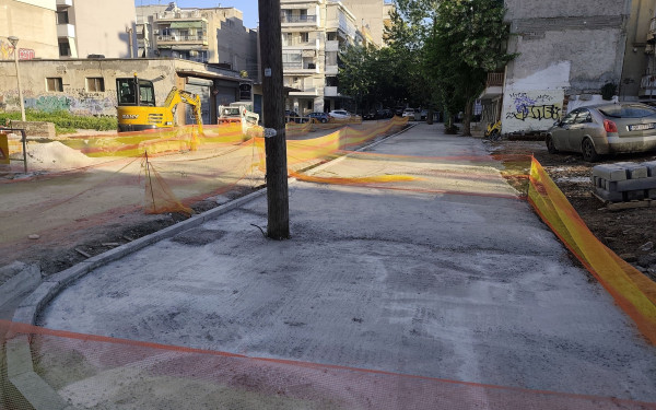 Θεσσαλονίκη: Σε αυτές τις οδούς συνεχίζεται η αποκατάσταση των πεζοδρομίων