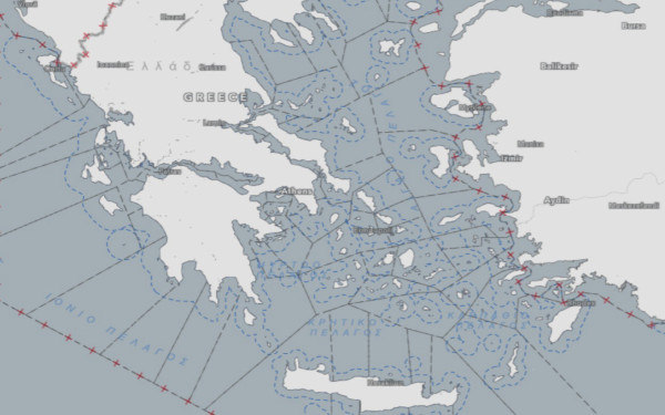 Τουρκία: Οι χάρτες της Ελλάδας για την αλιεία χαράσσουν «φανταστικά σύνορα» σε Αιγαίο και Μεσόγειο