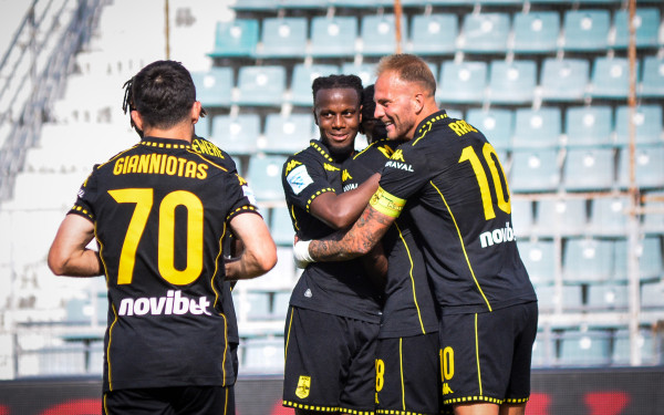 Βόλος - Άρης 1-2: Τέταρτη σερί νίκη και η πέμπτη θέση θα κριθεί στο Χαριλάου