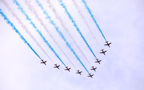 Εντυπωσιακό airshow για τα 95 χρόνια της Πολεμικής Αεροπορίας - Δείτε εικόνες