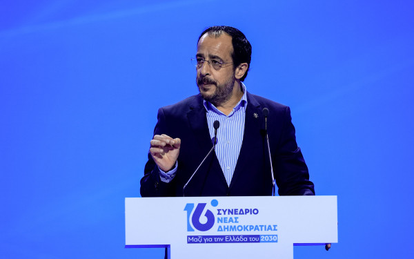Συνέδριο ΝΔ - Ν. Χριστοδουλίδης: «Εθνικά θέματα, οικονομία, άμυνα, ασφάλεια, το μέλλον μας δεν προσφέρονται για πειραματισμούς»