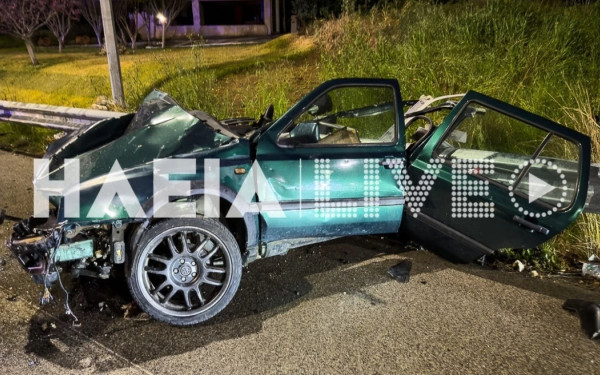 Ηλεία: Tροχαίο με θύμα έναν 29χρονο - Το Ι.Χ. του «καρφώθηκε» σε νταλίκα (Βίντεο)