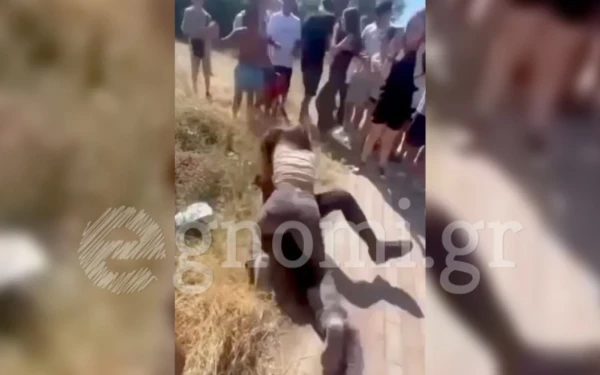 Εύβοια: Άγριο ξύλο ανάμεσα σε δύο μαθήτριες Γυμνασίου - Δείτε βίντεο