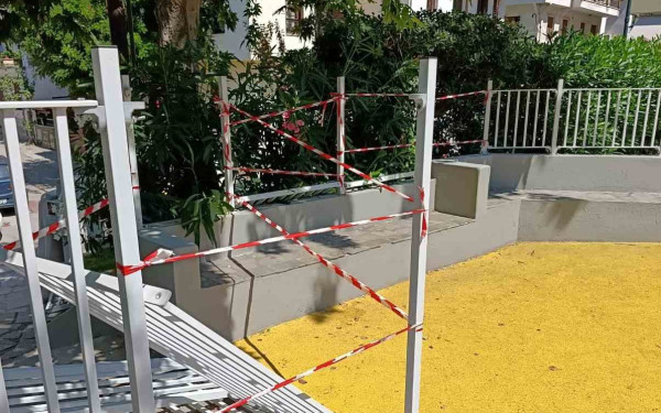 Θεσσαλονίκη: Βανδάλισαν για τέταρτη φορά παιδική χαρά στην Άνω Πόλη
